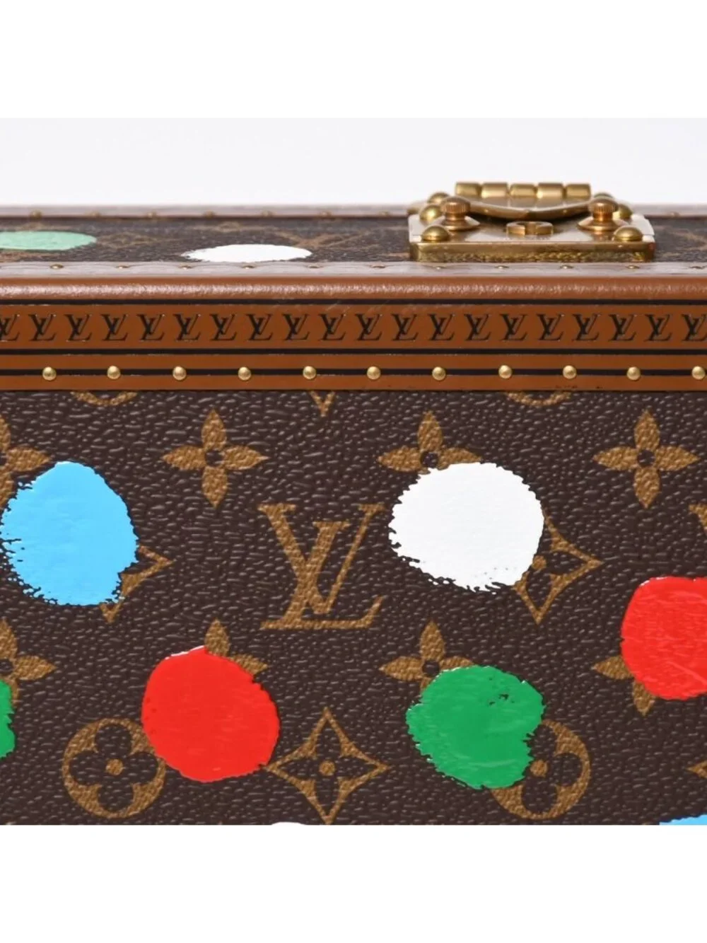 Louis Vuitton Super Rare Watch Trunk LV YK Yayoi Kusama Coffret